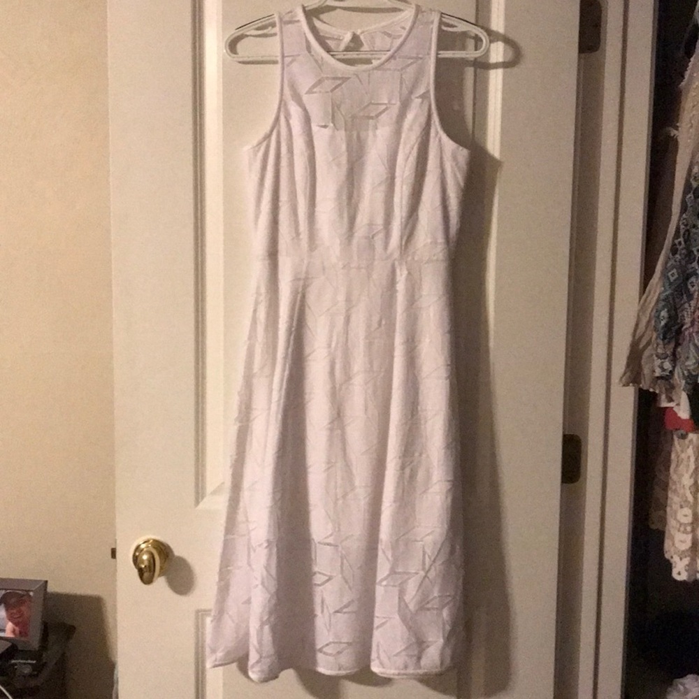 WHBM White Spring Dress - NEW